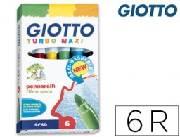 6 rotuladores Giotto Turbo Maxi
